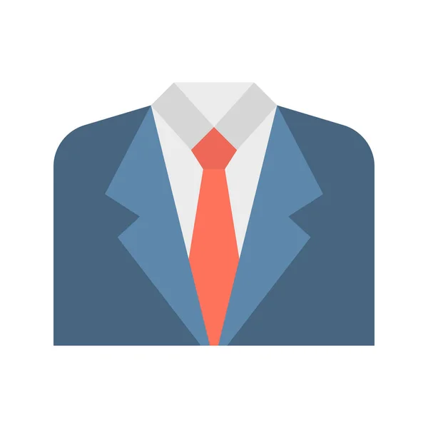 Suit Icon Vector Image Suitable Mobile Application Web Application Print — Stock Vector