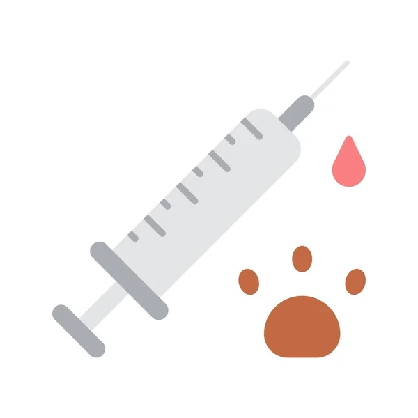 Impfsymbol Vektorbild Geeignet Für Mobile Applikationen Und Printmedien — Stockvektor