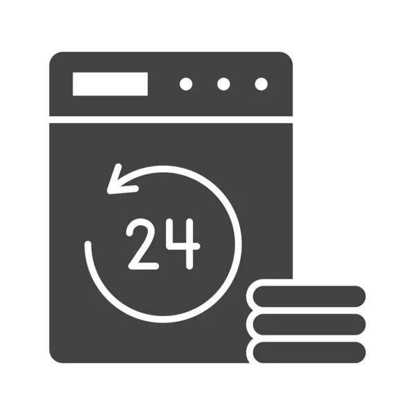 Stunden Lieferung Symbolvektorbild Geeignet Für Mobile Applikationen Und Printmedien — Stockvektor