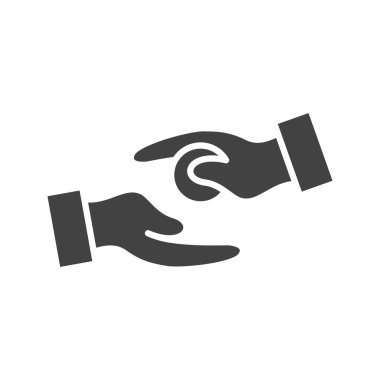 Sadaka simgesi vektör görüntüsü. Mobil uygulama web uygulaması ve yazdırma ortamı için uygundur.