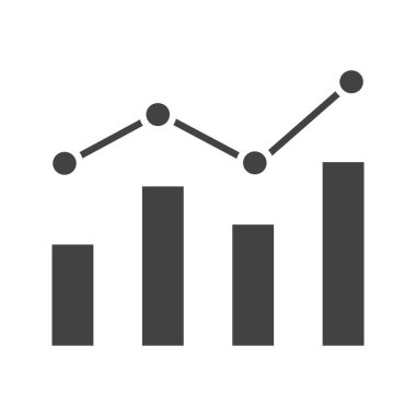 Grafik simgesi vektör resmi. Mobil uygulama web uygulaması ve yazdırma ortamı için uygundur.