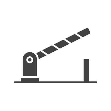 Bariyer ikon vektör görüntüsü. Mobil uygulama web uygulaması ve yazdırma ortamı için uygundur.