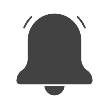 Çan simgesi vektör görüntüsü. Mobil uygulama web uygulaması ve yazdırma ortamı için uygundur.