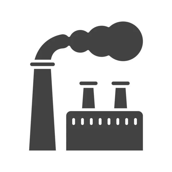 Hava Kirliliği Ikon Vektör Görüntüsü Mobil Uygulama Web Uygulaması Yazdırma — Stok Vektör