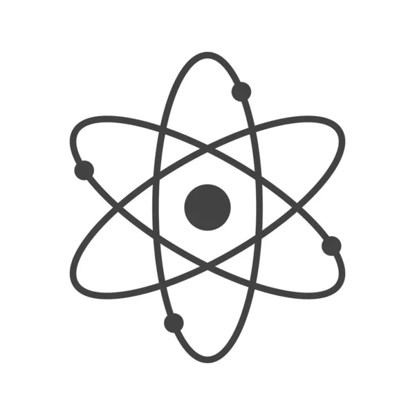 Atomok Ikon Vektor Kép Mobilalkalmazás Webes Alkalmazáshoz Nyomtatott Médiához Alkalmas — Stock Vector