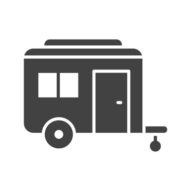 Kervan simgesi vektör görüntüsü. Mobil uygulama web uygulaması ve yazdırma ortamı için uygundur.