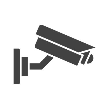 CCTV ikon vektör görüntüsü. Mobil uygulama web uygulaması ve yazdırma ortamı için uygundur.
