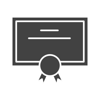 Sertifika simgesi vektör görüntüsü. Mobil uygulama web uygulaması ve yazdırma ortamı için uygundur.