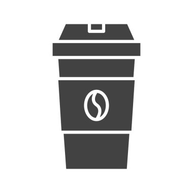 Kahve kupası ikon vektör görüntüsü. Mobil uygulama web uygulaması ve yazdırma ortamı için uygundur.