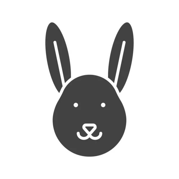 兔子图标矢量图像 适用于移动应用网络应用及印刷媒体 — 图库矢量图片
