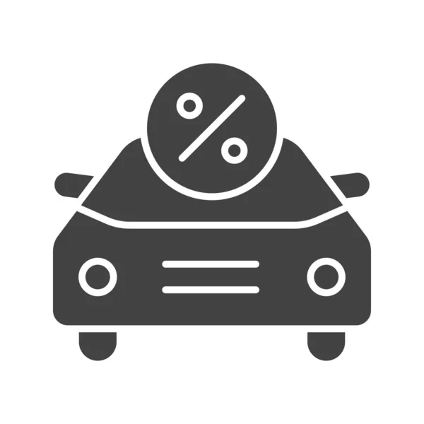 Auto Darlehen Symbol Vektorbild Geeignet Für Mobile Applikationen Und Printmedien — Stockvektor