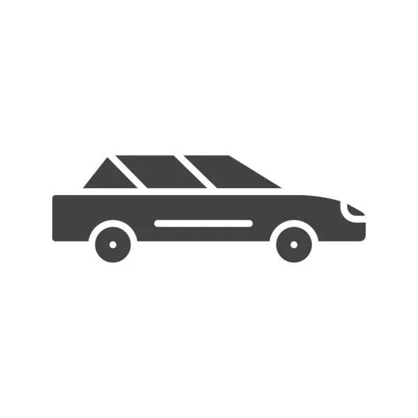 Araba Ikonu Vektör Görüntüsü Mobil Uygulama Web Uygulaması Yazdırma Ortamı — Stok Vektör