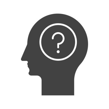 İkon vektör görüntüsü şüpheli. Mobil uygulama web uygulaması ve yazdırma ortamı için uygundur.