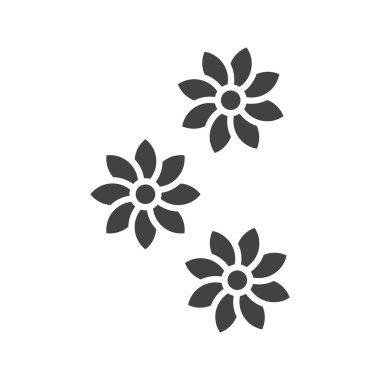 Çiçekler ikon vektör görüntüsü. Mobil uygulama web uygulaması ve yazdırma ortamı için uygundur.