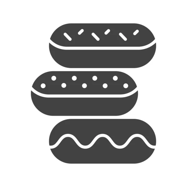 Donuts Symbolvektorbild Geeignet Für Mobile Applikationen Und Printmedien — Stockvektor