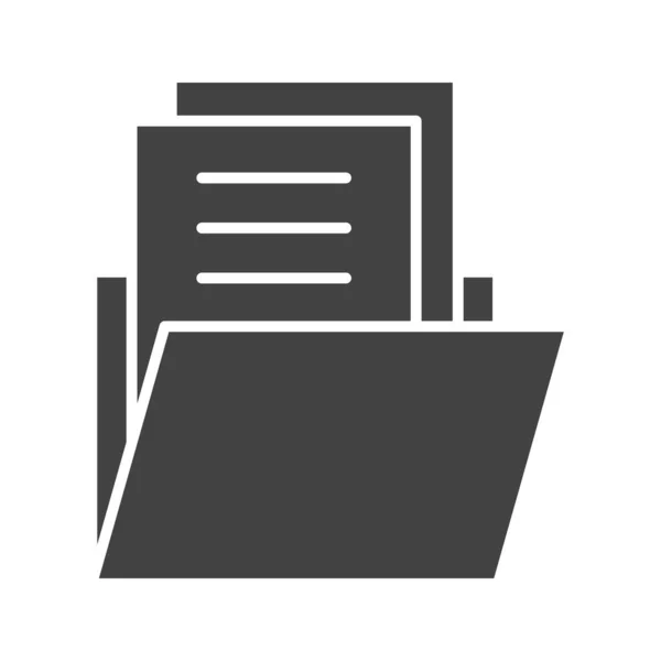 Dateisymbol Vektorbild Geeignet Für Mobile Applikationen Und Printmedien — Stockvektor