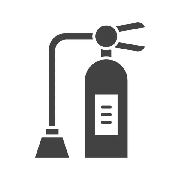 Eld Brandsläckare Ikon Vektor Bild Lämplig För Mobil Applikation Webbapplikation — Stock vektor