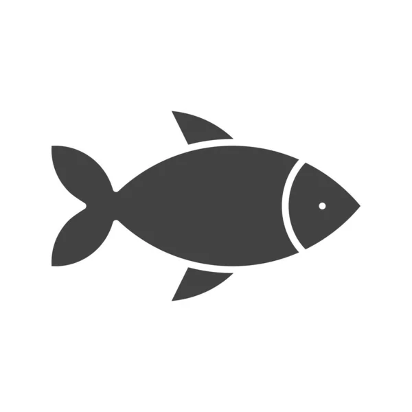 魚のアイコンベクトル画像 モバイルアプリケーションのWebアプリケーションと印刷メディアに適しています — ストックベクタ