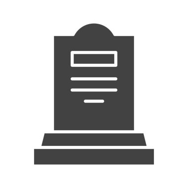 Gravstone ikon vektör görüntüsü. Mobil uygulama web uygulaması ve yazdırma ortamı için uygundur.