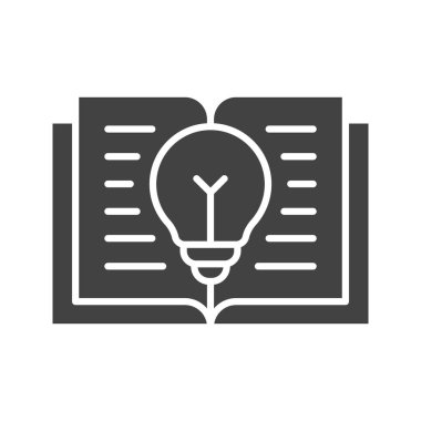 Simge vektör resmi öğreniliyor. Mobil uygulama web uygulaması ve yazdırma ortamı için uygundur.