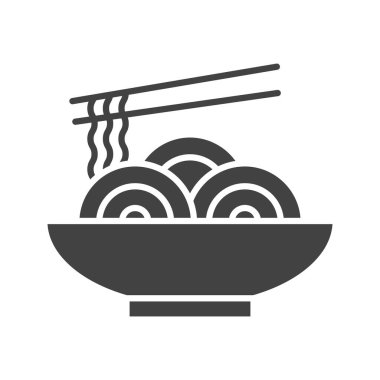 Erişte ikonu vektör görüntüsü. Mobil uygulama web uygulaması ve yazdırma ortamı için uygundur.