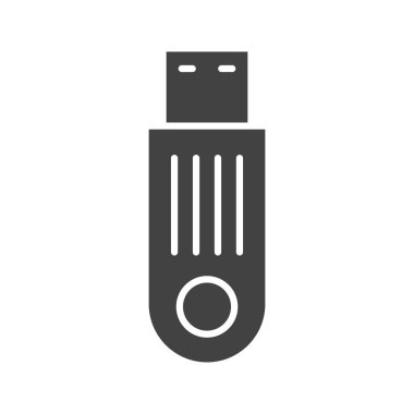 Pen Drive simge vektör görüntüsü. Mobil uygulama web uygulaması ve yazdırma ortamı için uygundur.