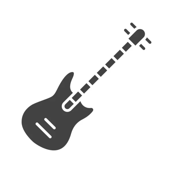 Imagem Vetorial Ícone Guitarra Adequado Para Aplicativos Móveis Aplicação Web —  Vetores de Stock