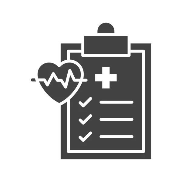 Health Checkup Icon Vector Image Suitable Mobile Application Web Application — Stock Vector