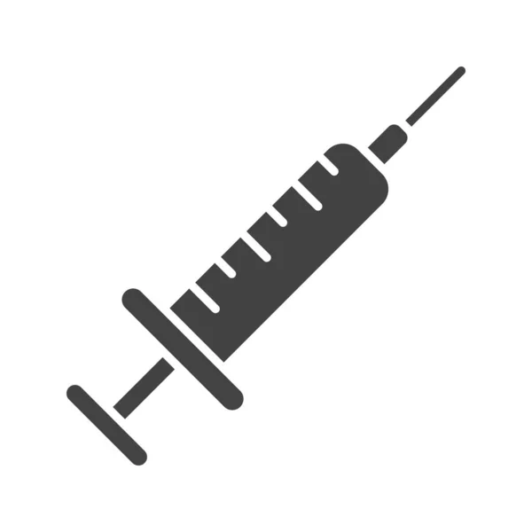 Vektor Bild Für Das Injektionssymbol Geeignet Für Mobile Applikationen Und — Stockvektor