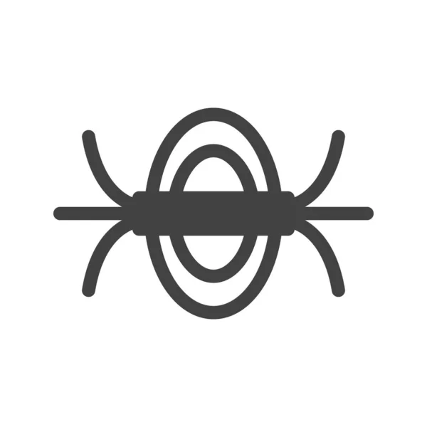 Obrázek Vektoru Magnetického Pole Vhodné Pro Mobilní Aplikace Tisková Média — Stockový vektor