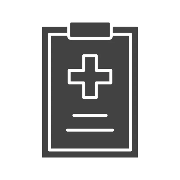 Medical Report Symbolvektorbild Geeignet Für Mobile Applikationen Und Printmedien — Stockvektor