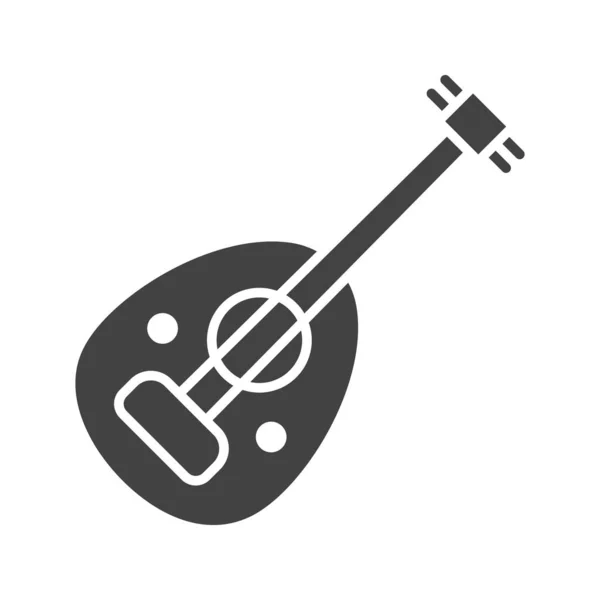Imagem Vetorial Ícone Instrumento Musical Adequado Para Aplicativos Móveis Aplicação — Vetor de Stock