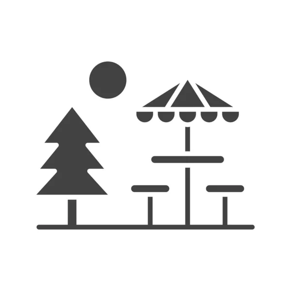 Symbolvektorbild Für Den Außenbereich Geeignet Für Mobile Applikationen Und Printmedien — Stockvektor