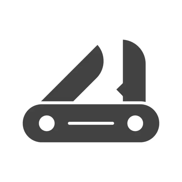 Penknife Symbolvektorbild Geeignet Für Mobile Applikationen Und Printmedien — Stockvektor