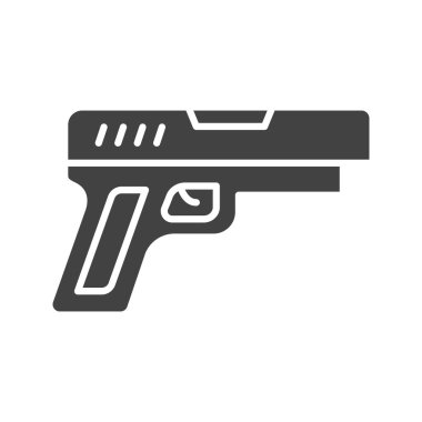 Tabanca ikonu vektör görüntüsü. Mobil uygulama web uygulaması ve yazdırma ortamı için uygundur.