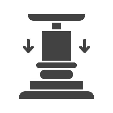 Simge vektör resmine bas. Mobil uygulama web uygulaması ve yazdırma ortamı için uygundur.