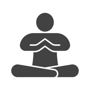 Rahatlama ikonu vektör görüntüsü. Mobil uygulama web uygulaması ve yazdırma ortamı için uygundur.