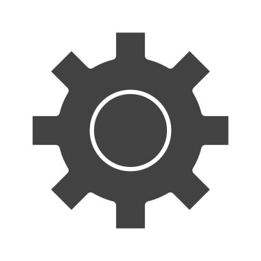 Ayarlar simge vektör resmi. Mobil uygulama web uygulaması ve yazdırma ortamı için uygundur.