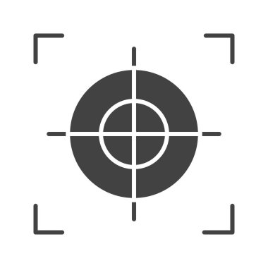 Simge vektör görüntüsü çekiliyor. Mobil uygulama web uygulaması ve yazdırma ortamı için uygundur.