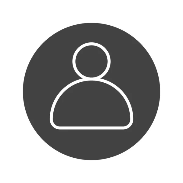 Profil Icon Vektorbild Geeignet Für Mobile Applikationen Und Printmedien — Stockvektor