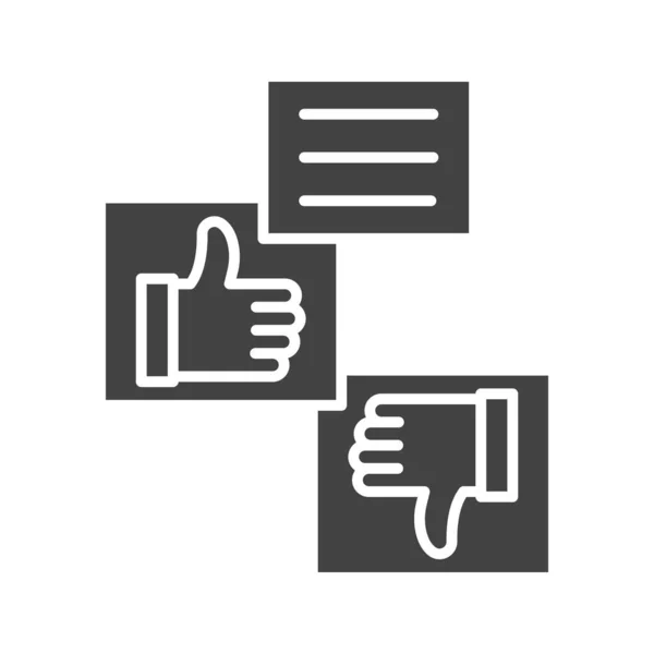 Reaktionssymbol Vektorbild Geeignet Für Mobile Applikationen Und Printmedien — Stockvektor