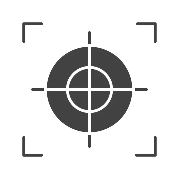 Icono Disparo Imagen Vectorial Adecuado Para Aplicaciones Móviles Aplicación Web — Vector de stock