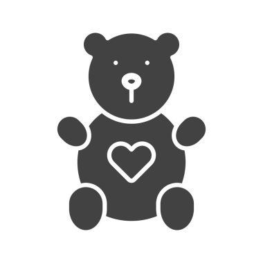 Teddy Bear ikon vektör görüntüsü. Mobil uygulama web uygulaması ve yazdırma ortamı için uygundur.