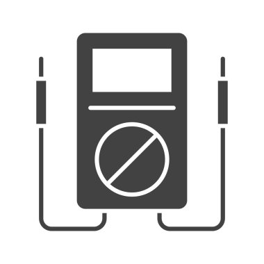 Voltmetre ikon vektör görüntüsü. Mobil uygulama web uygulaması ve yazdırma ortamı için uygundur.