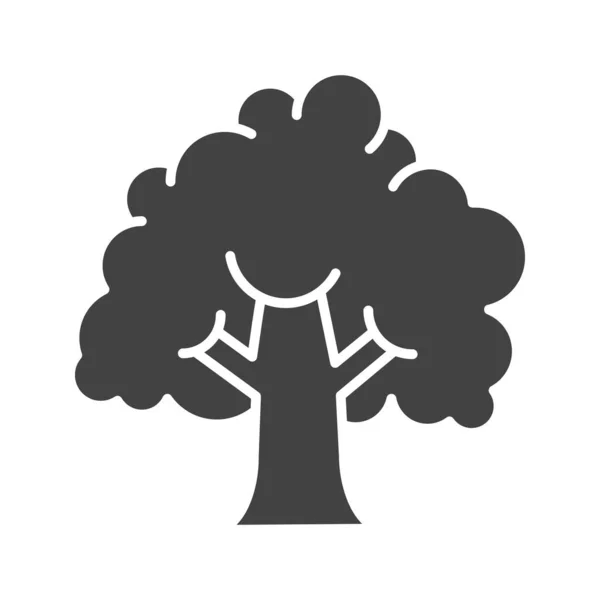 Imagem Vetorial Ícone Árvore Adequado Para Aplicativos Móveis Aplicação Web —  Vetores de Stock