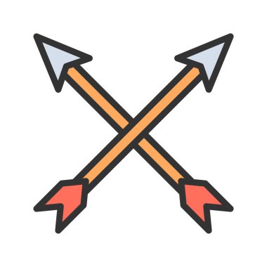 Ok simgesi vektör görüntüsü. Mobil uygulama web uygulaması ve yazdırma ortamı için uygundur.