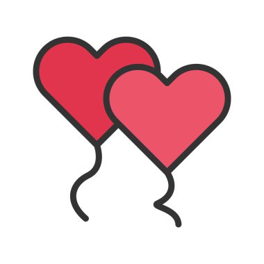 Balon simgesi vektör görüntüsü. Mobil uygulama web uygulaması ve yazdırma ortamı için uygundur.