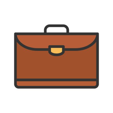 Evrak çantası ikon vektör görüntüsü. Mobil uygulama web uygulaması ve yazdırma ortamı için uygundur.