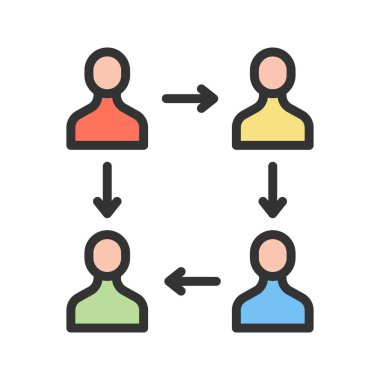 Ortak simge vektör görüntüsü. Mobil uygulama web uygulaması ve yazdırma ortamı için uygundur.