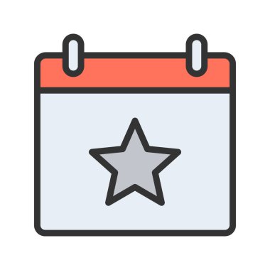 Olay simgesi vektör görüntüsü. Mobil uygulama web uygulaması ve yazdırma ortamı için uygundur.